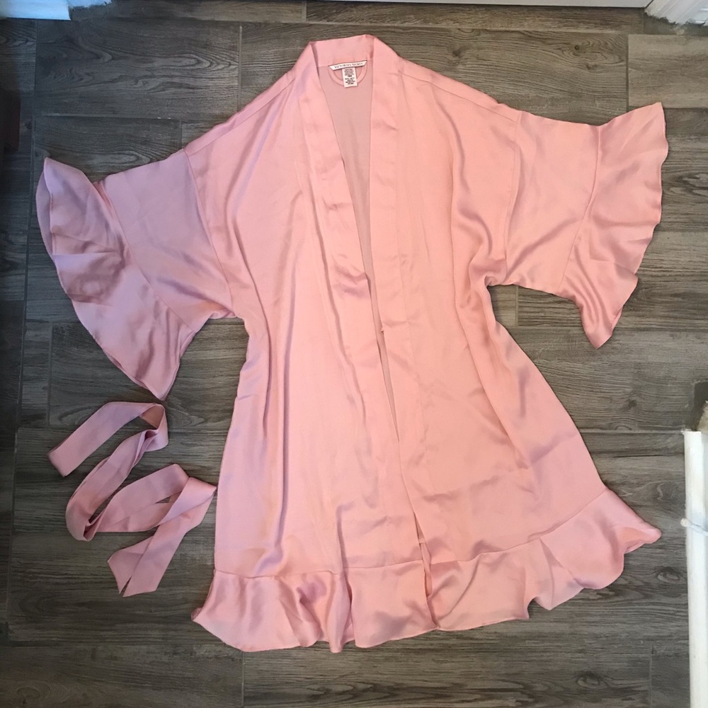 Victoria Secret Silky Satin Kimono Robe